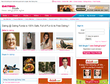 Tablet Screenshot of datingfunda.com